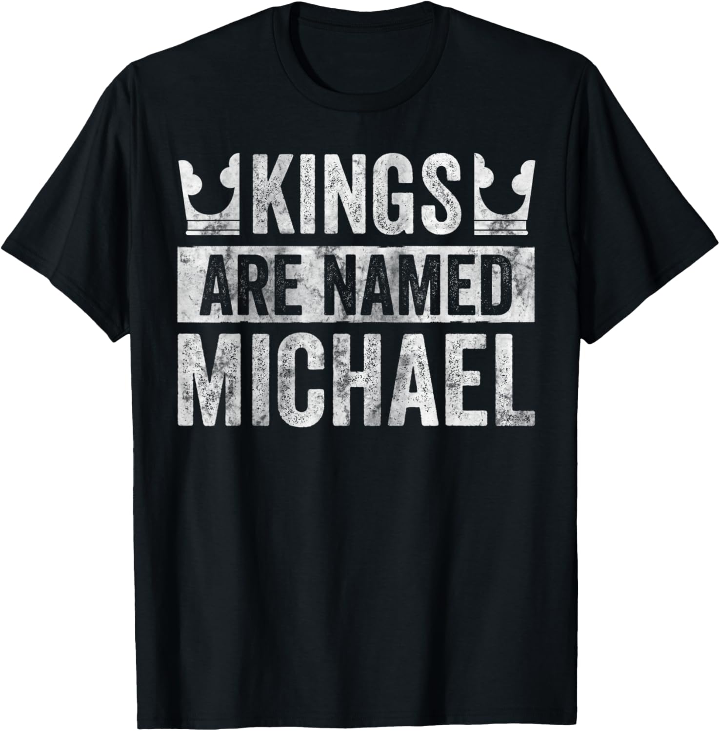 Funny Personalized Name Shirt Kings Are Named Michael T-Shirt | Trending 2025