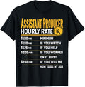 Assistant Producer Hourly Rate - Theatre Director Filmmaker Apparel | Premium Quality | Perfect Gift Idea