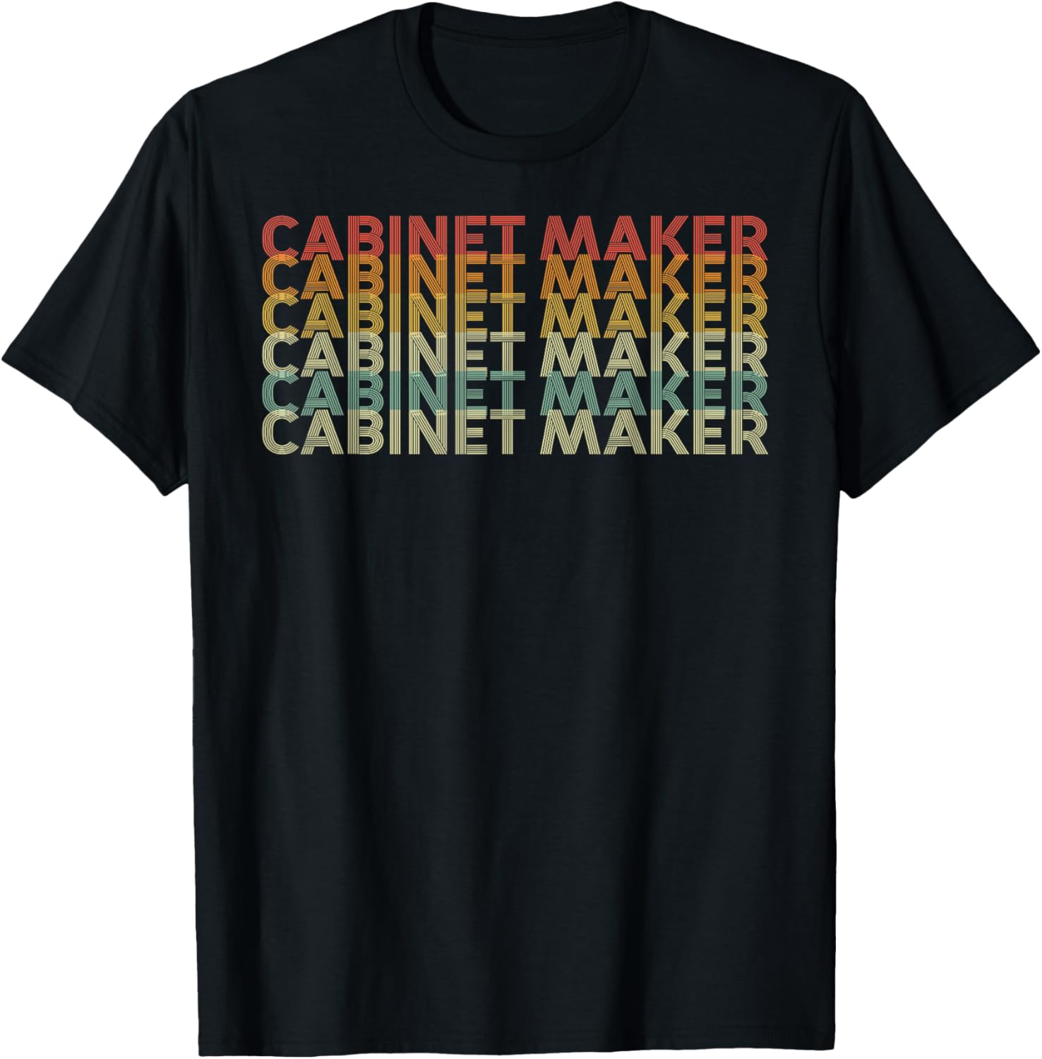 Retro 70s Cabinet Maker Job Title Apparel | Premium Quality | Aesthetic Fit