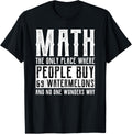 Funny Shirt for Teen Girls Boys Math The Only Place Daughter T-Shirt | Trending 2025 | Customer Favorite