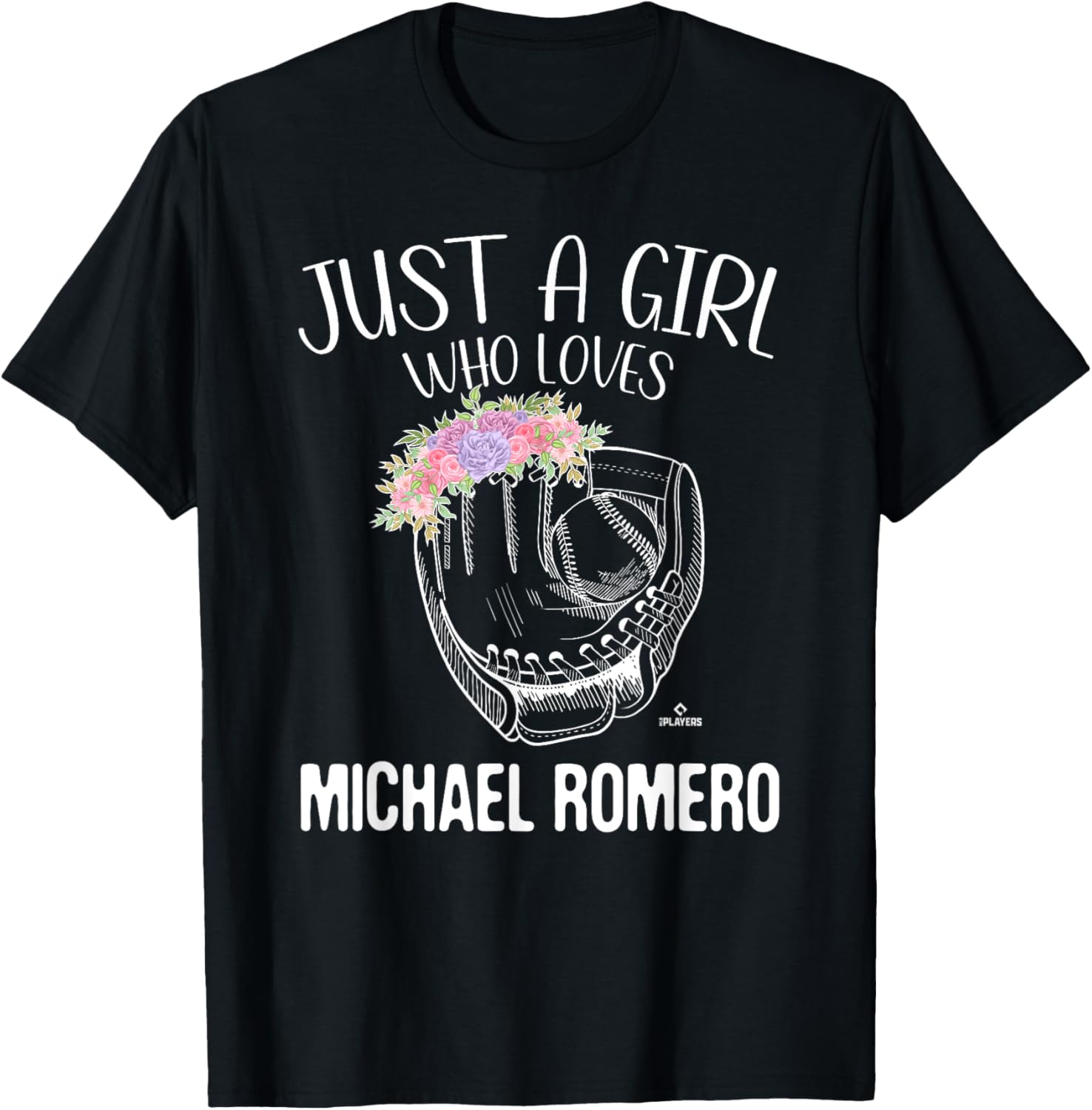 Just A Girl Who Loves Michael Romero Prospect Baseball Fan Apparel | Perfect Gift Idea