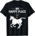My Happy Place Horseback Riding Equestrian Lover Love Horse Apparel | Bestseller Style | High CTR Boost