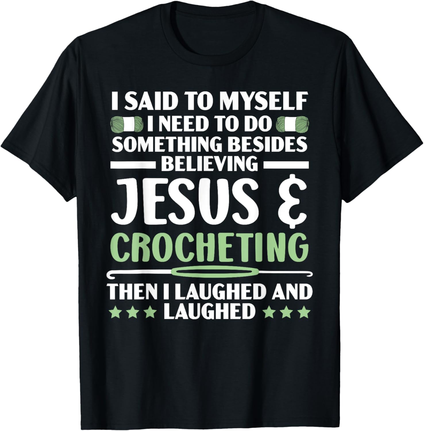 Jesus And Crocheting Crochet Yarn Collector Religious Yarn Supply | Viral US Pick | Perfect for Crafters