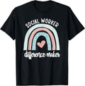 Social Worker Difference Maker Social Workers Month Apparel | Trending 2025 | Perfect Gift Idea