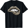 Kiss Mouth Leopard Lips Trendy Cheetah Animal Print Apparel Premium Print Gift Ready
