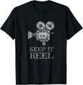 Keep It Reel for Film Fans, Film Students and Filmmakers Apparel | Best Seller Pick | Comfort Daily Wear