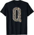 Leopard Print Cheetah Print Animal Print Letter Q Cat Men Women Girls Kids Apparel Viral TikTok Find Fan Favorite