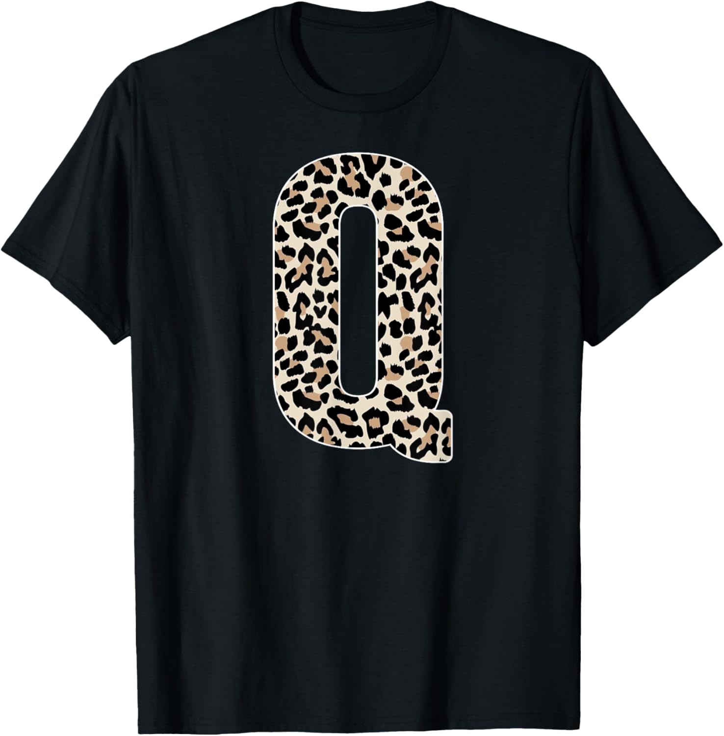 Leopard Print Cheetah Print Animal Print Letter Q Cat Men Women Girls Kids Apparel Viral TikTok Find Fan Favorite