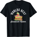 Worlds Best Sandwich Maker Grill Cheese Egg Breakfast Chef Apparel | Premium Quality | Perfect Gift Idea