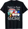 Funny Gnome Shirt Camping Gnomes NO PLACE LIKE GNOME Gift T-Shirt | Trending 2025 | Customer Favorite