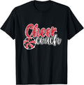 Womens Cheer Coach Shirt Leopard Cheetah Print Red Cheer T Shirt Trending US Best Seller Look