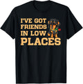 I've Got Friends in Low Places Funny Dachshund Sausage Dog Men Women Kids Apparel | Premium Quality | Aesthetic Casual Look