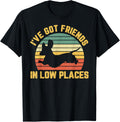 I've Got Friends In Low Place Dachshund Wiener Dog Funny T-Shirt for Men Women Kids T-Shirt | Premium Quality | Top Rated Comfort