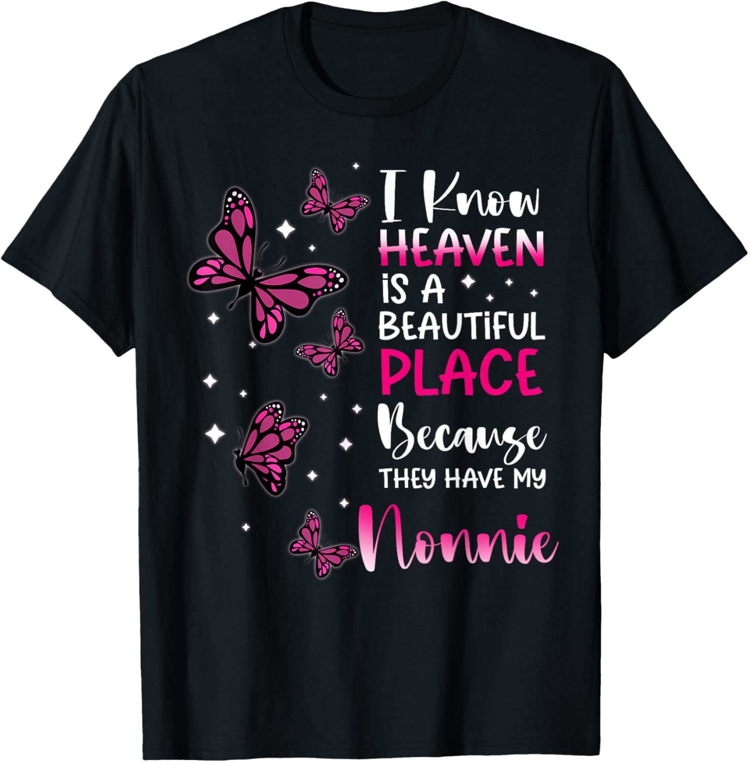 Heaven is Beautiful Place Because They Have my Nonnie Angel Apparel | High Search Volume | High CTR Boost