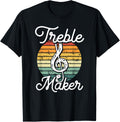 Funny Musician Treble Maker Vintage Distressed Music Theory Apparel | Best Seller Pick | Must-Have Style