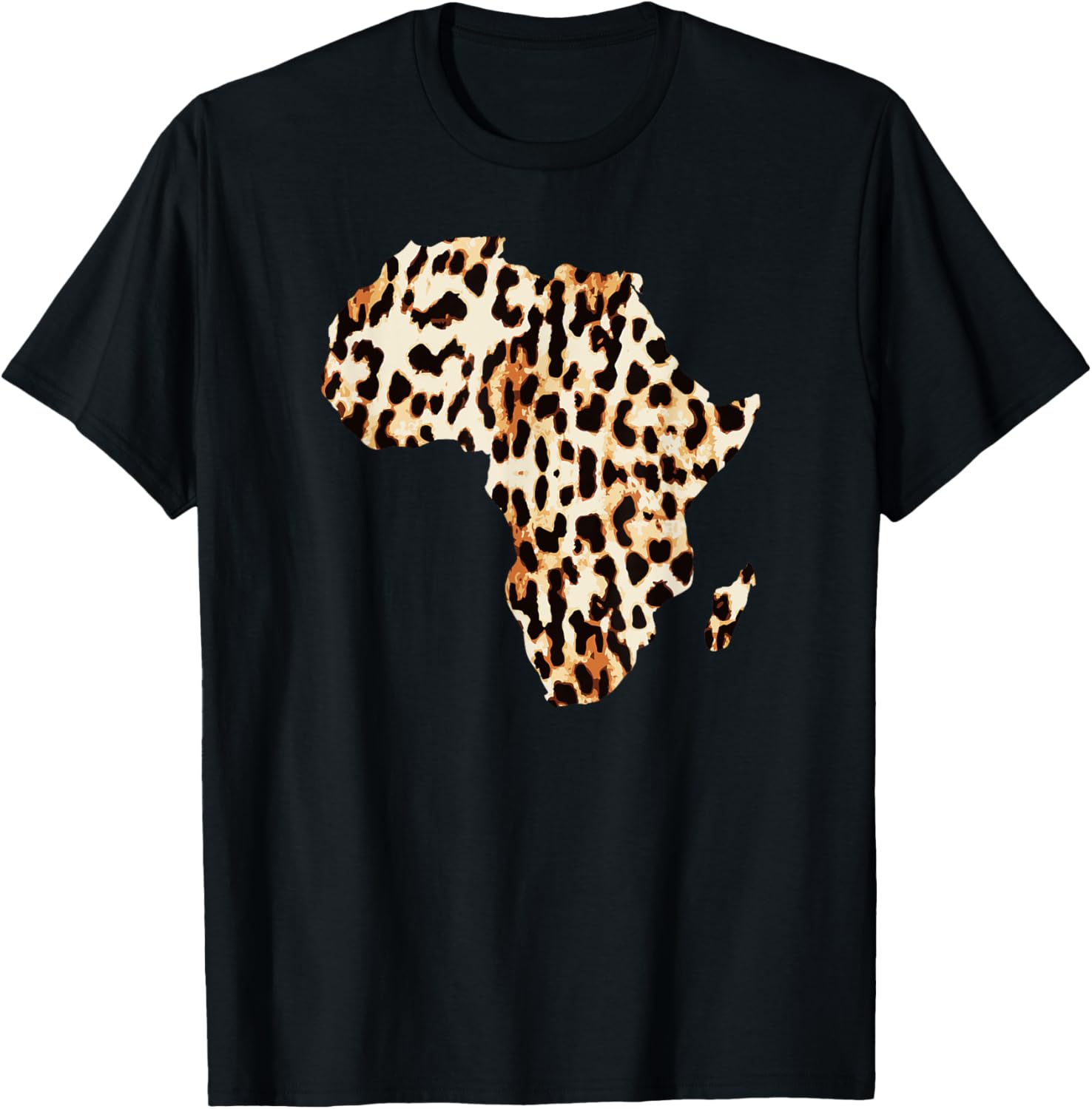 Cool Cheetah Leopard Print Africa Map Apparel Viral TikTok Find US Top Pick