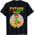 Future Black History Maker Juneteenth Afro American Boys T-Shirt | Trending 2025 | Must-Have Style