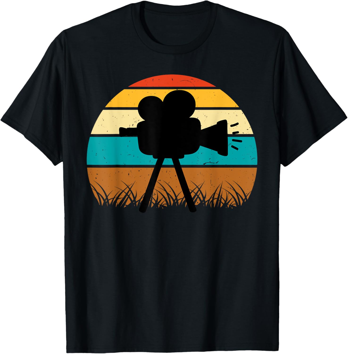 Filmmaker - Funny Film Director Retro Sunset Movie Maker Apparel | US Viral Style | Comfort Daily Wear