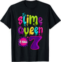 Slime 7th Birthday Queen Crafter Sensory Play Squish Maker Apparel | High Search Volume | Must-Have Style