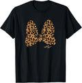 Disney Minnie Mouse Classic Leopard Print Bow Apparel Comfort Fit Hot Right Now