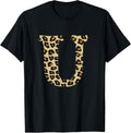 Leopard Cheetah Print Letter U Initial Rustic Monogram Gift Apparel Viral TikTok Find Hot Right Now