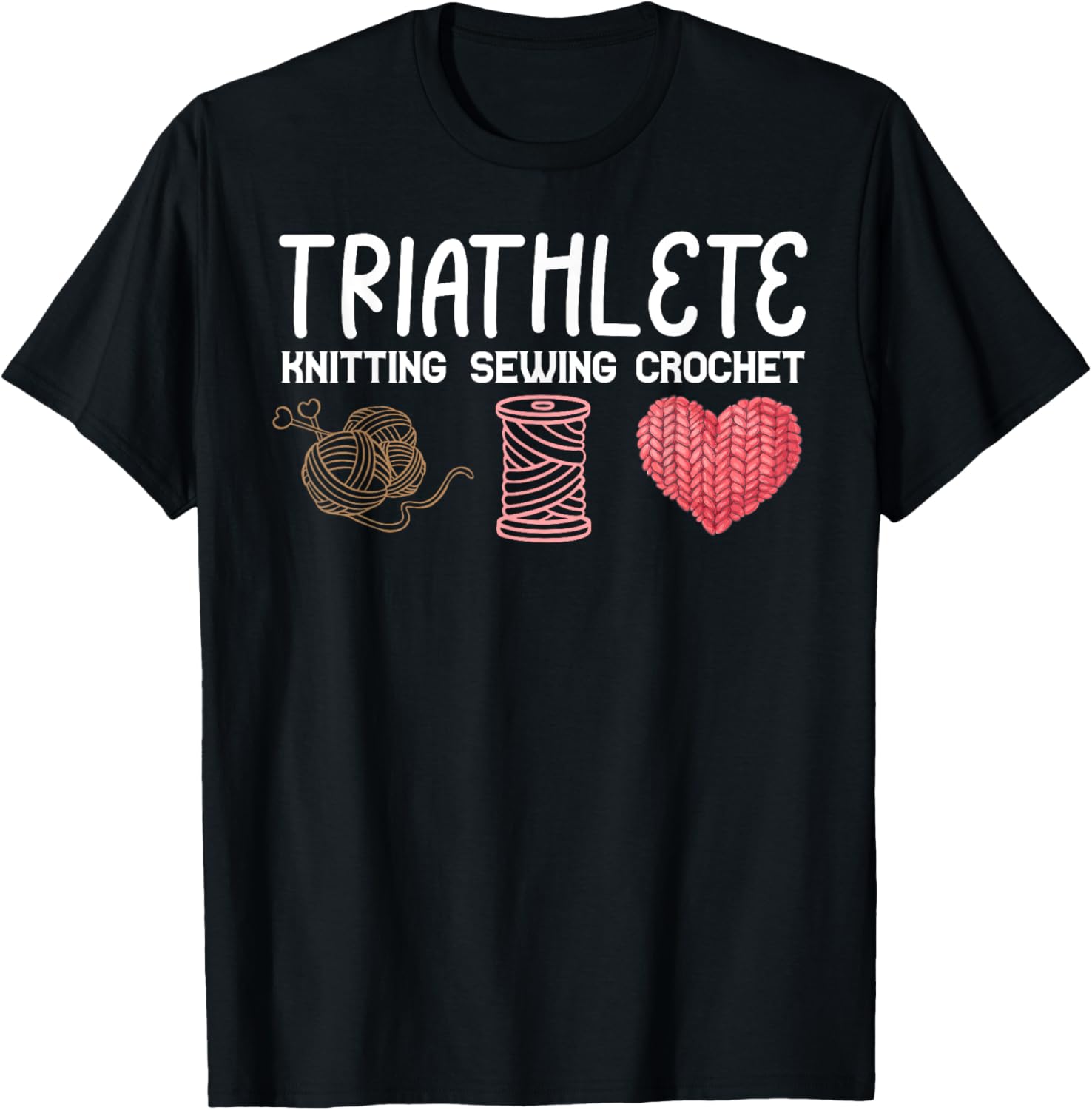 Triathlete Funny Knitting Sewing Crochet Yarn Lover Grandma Yarn Supply | Premium Quality | Best Seller Choice