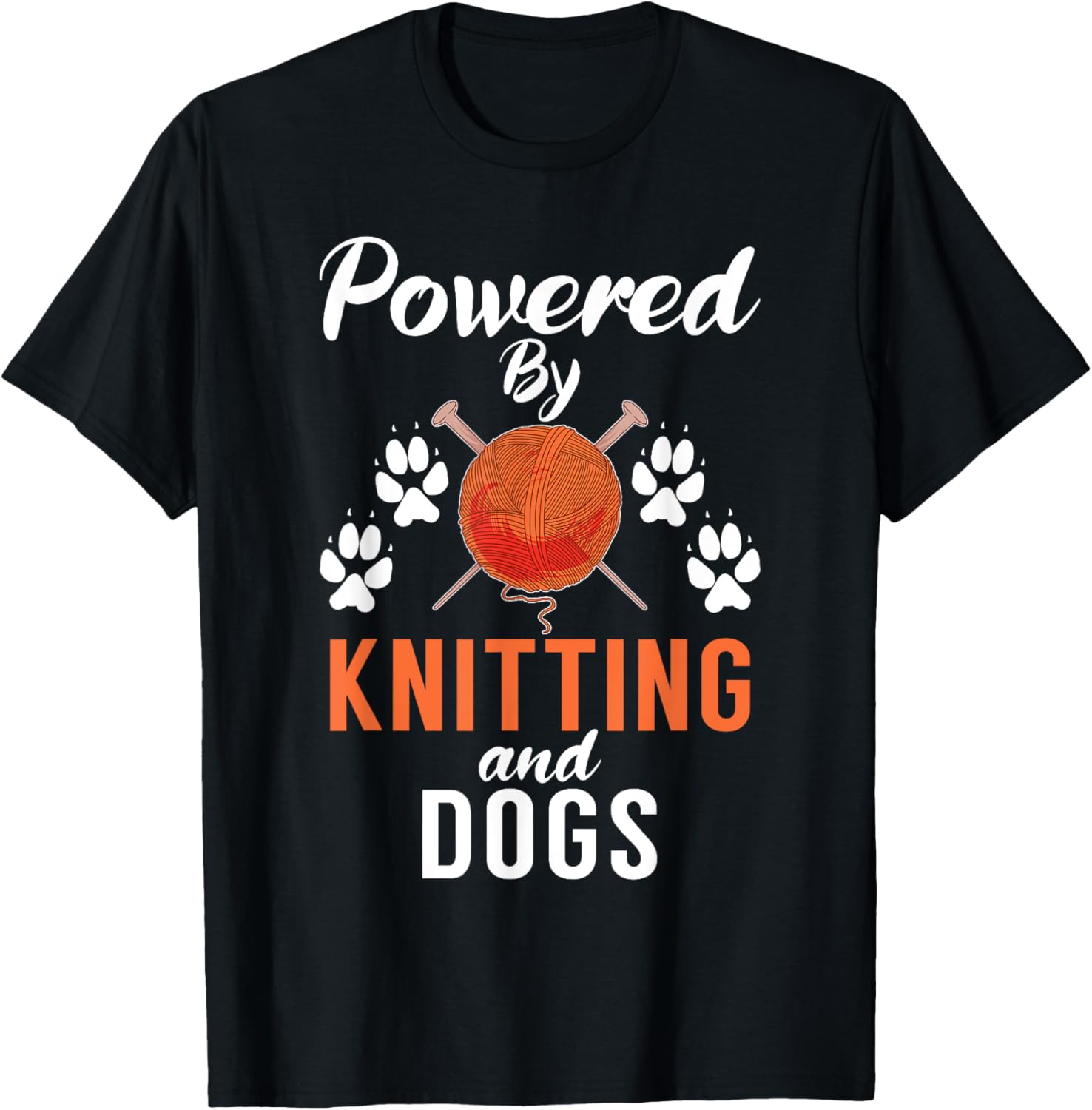 Powered by Knitting and Dogs Crocheting Yarn Knitter Yarn Supply | Viral US Pick | Customer Favorite