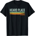 Vintage Stripes Heard Place GA Apparel | Google Shopping Optimized | Perfect Gift Choice