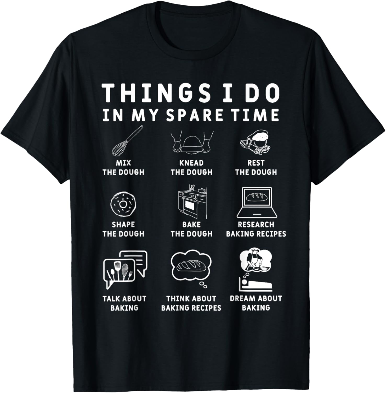 Funny Baking Shirt Funny Bread Baker T-Shirt Bread Baking T-Shirt | Best Seller Pick | Perfect Gift Idea