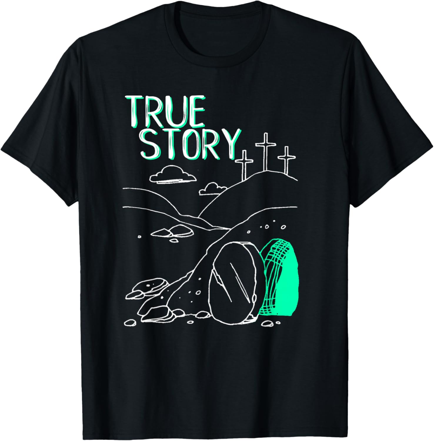 True Story Easter Empty Tomb Jesus Is Risen Church Shirt T-Shirt | Viral US Pick | Best Seller Choice