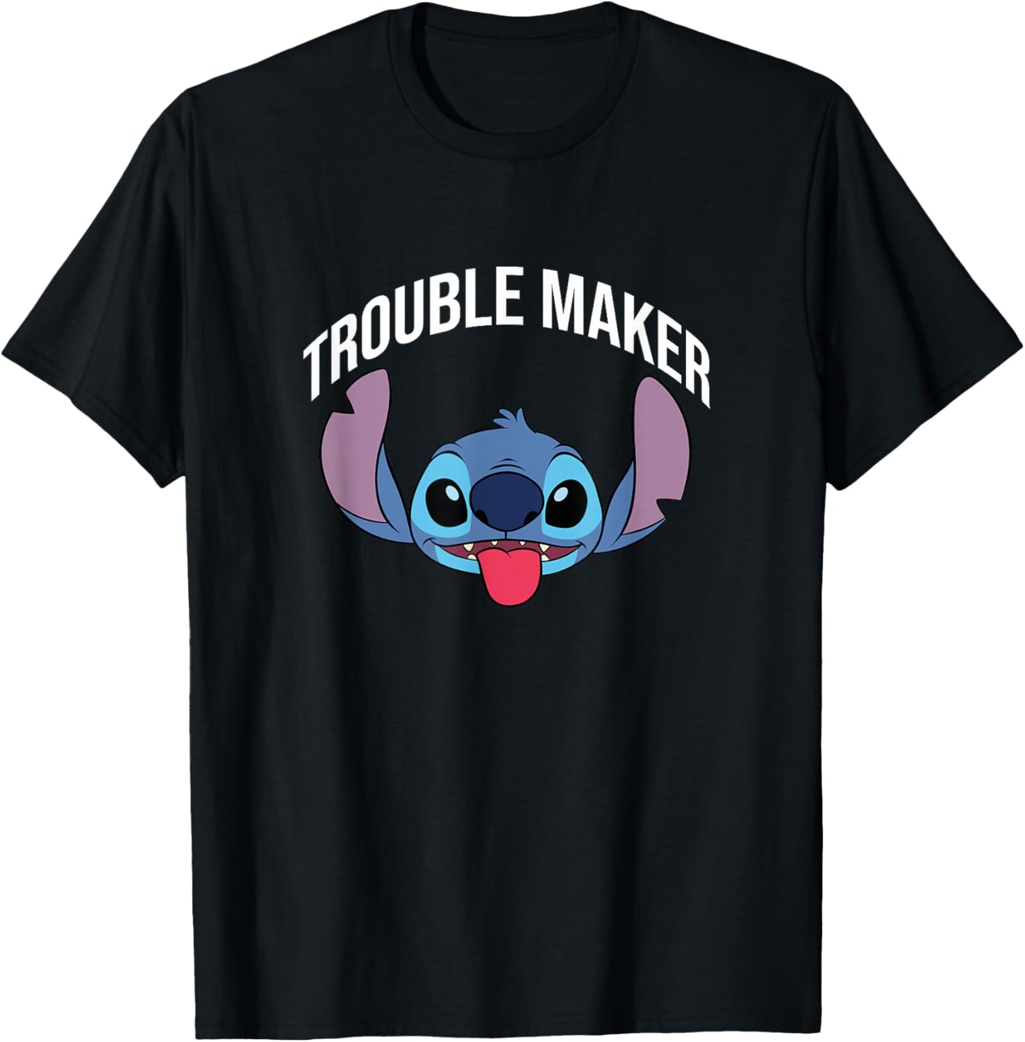 Disney Lilo & Stitch Trouble Maker Stitch Big Face Portrait Apparel | Best Seller Pick | Aesthetic Fit