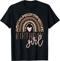 Birthday Girl Leopard Rainbow Birthday Party Family Apparel High Search Demand US Top Pick