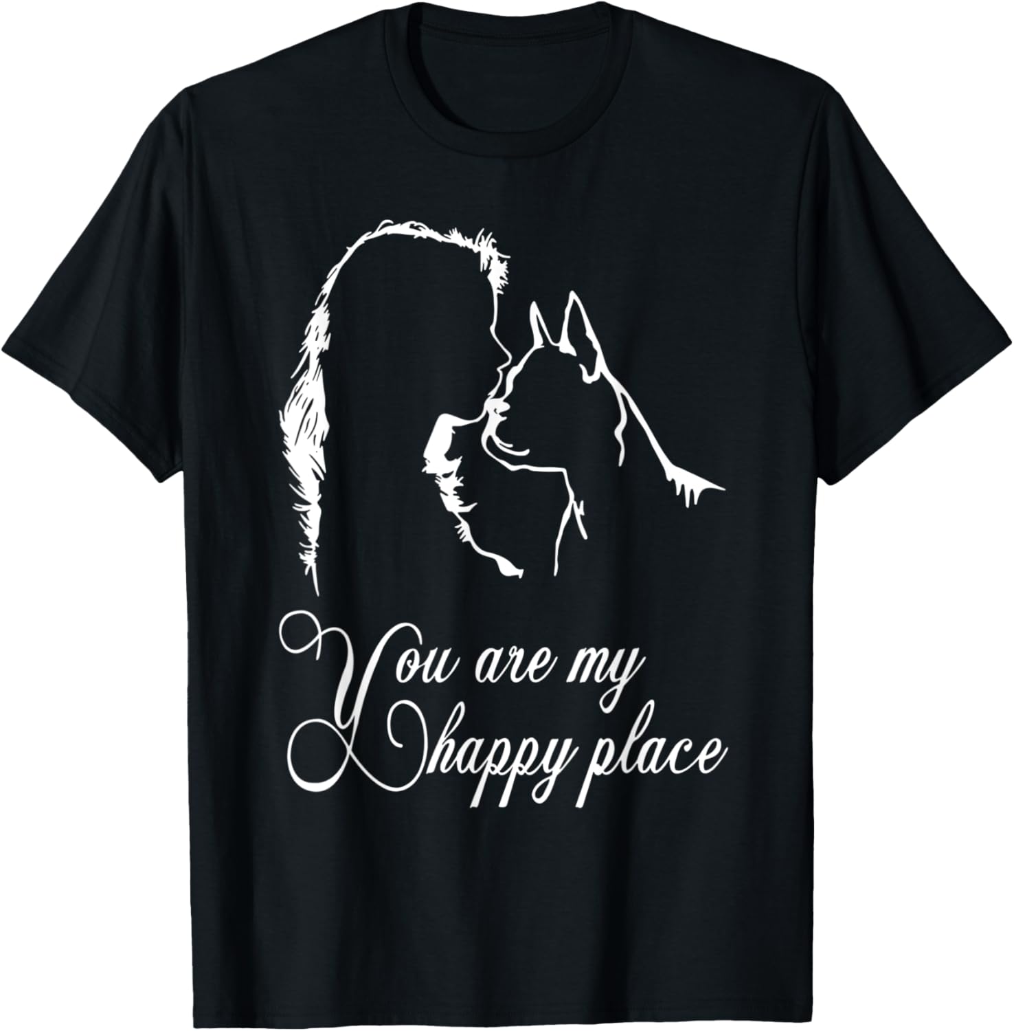 You are My Happy Place Boxer dog Funny Apparel | Top Conversion Title | Customer Favorite