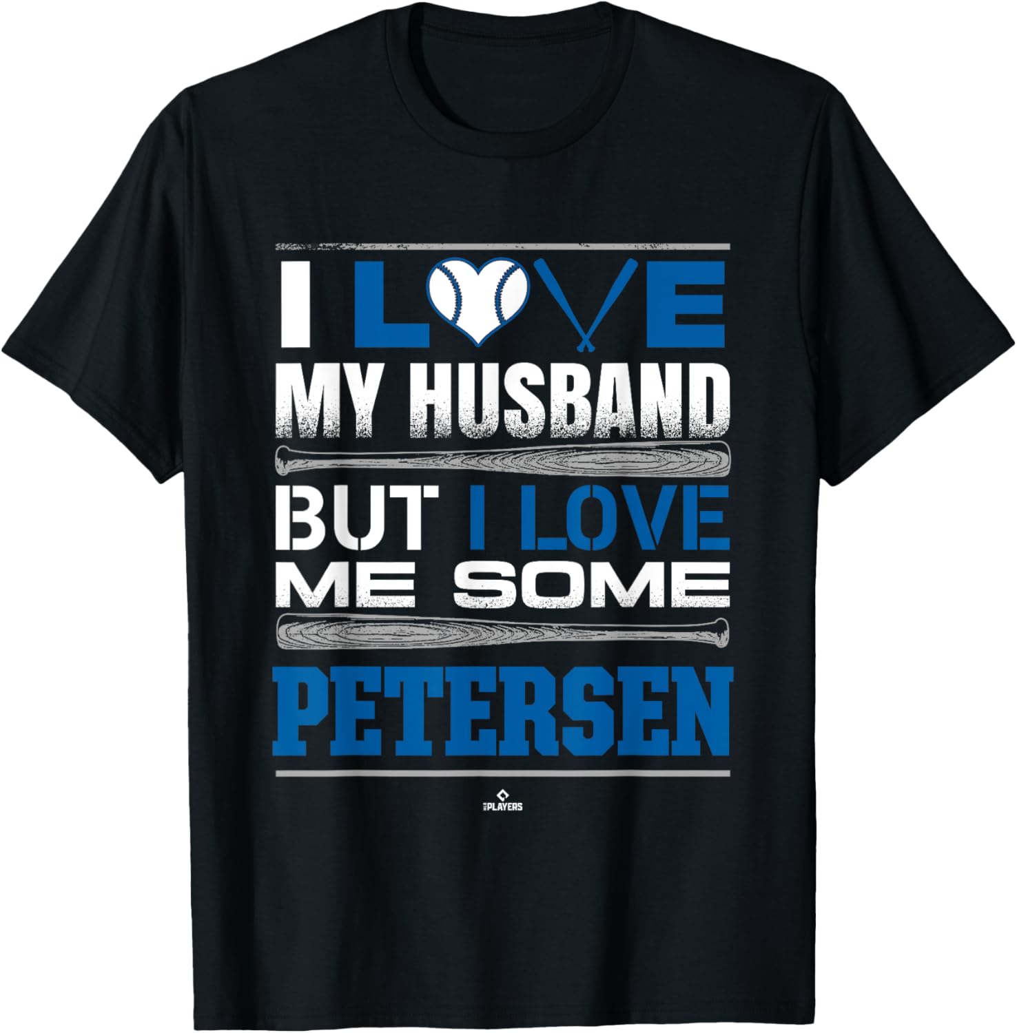 I Love My Husband Michael Petersen Los Angeles Baseball Apparel | US Best Seller