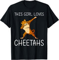 Cool Cheetah For Girls Kids African Safari Wildlife Animal Apparel Streetwear Style Hot Right Now