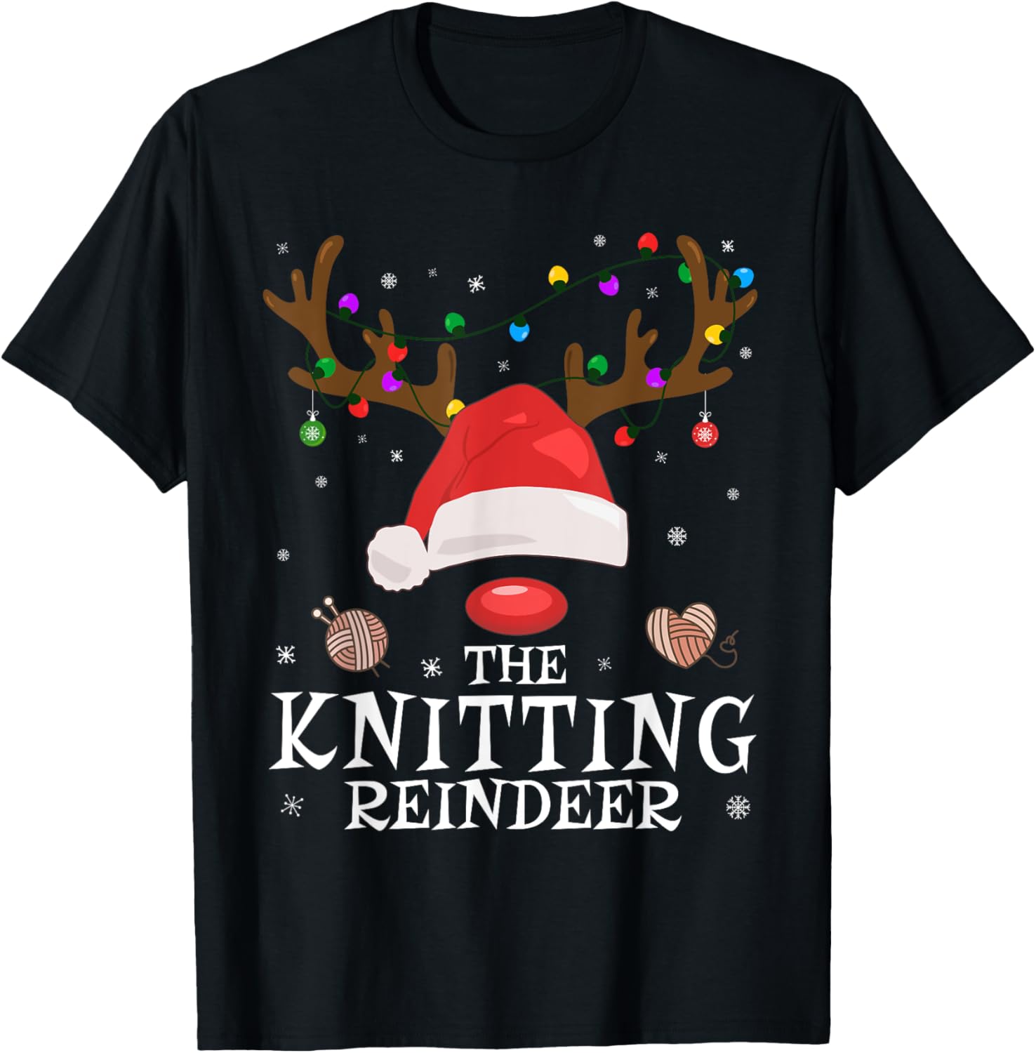 Knitting Reindeer Matching Christmas Crochet Yarn Funny Yarn Supply | Viral US Pick | Perfect for Crafters
