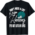 Knitting Fuels My Days Funny Yarn Lover Statement Yarn Supply | Top Rated | High CTR Title