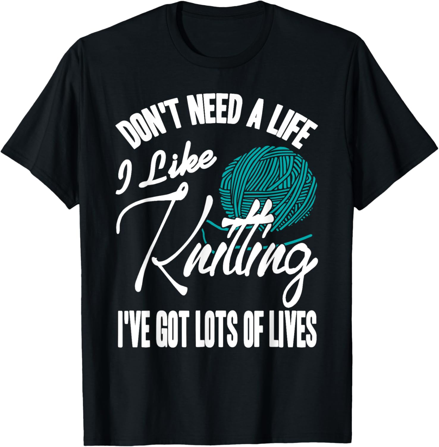 Knitting Fuels My Days Funny Yarn Lover Statement Yarn Supply | Top Rated | High CTR Title