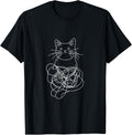 Cat Yarn Drawing Minimalist Art Cat Lovers Yarn Supply | Top Rated | Perfect for Crafters