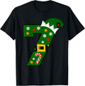 7 Years Old Christmas ELF 7th Birthday Kids Cute Tee Funny Apparel | Top Conversion Title | High CTR Boost