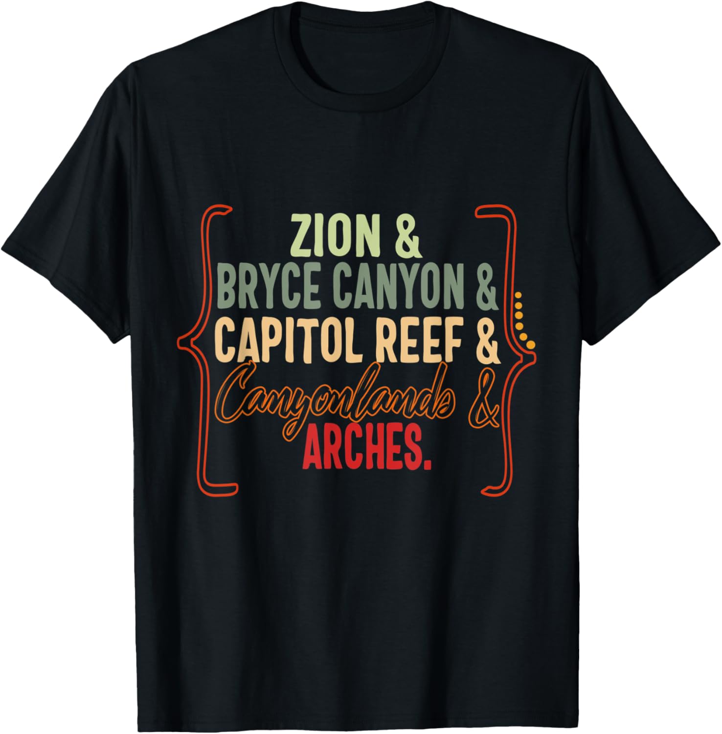 Utah National Park Utah Five Places Destination Travel Hiker Apparel | US Viral Pick | High CTR Boost
