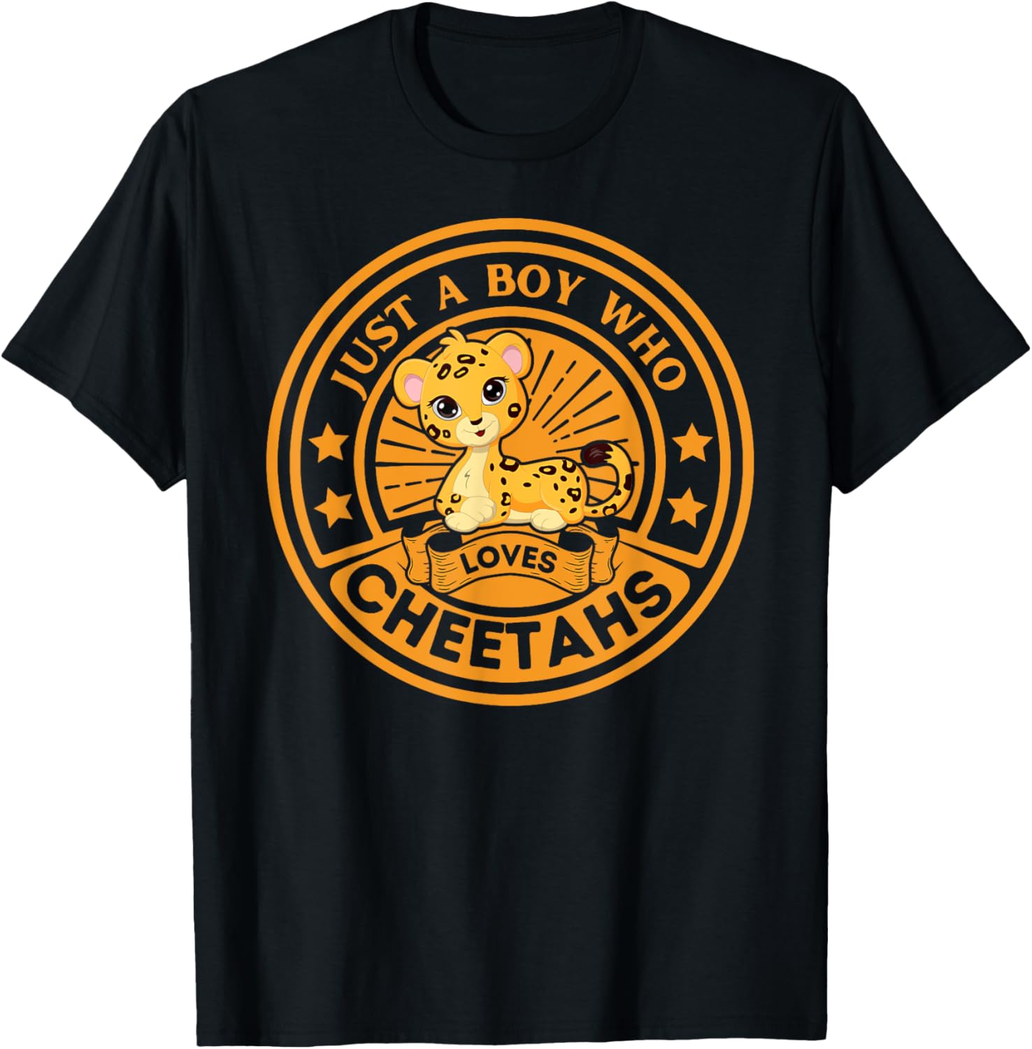 Just A Boy Who Loves Cheetahs Men Cheetah Cat Lover Apparel Viral TikTok Find Best Seller Look