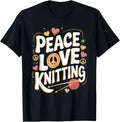 Peace Love Knitting Retro Yarn Design Yarn Supply | Top Rated | Best Seller Choice