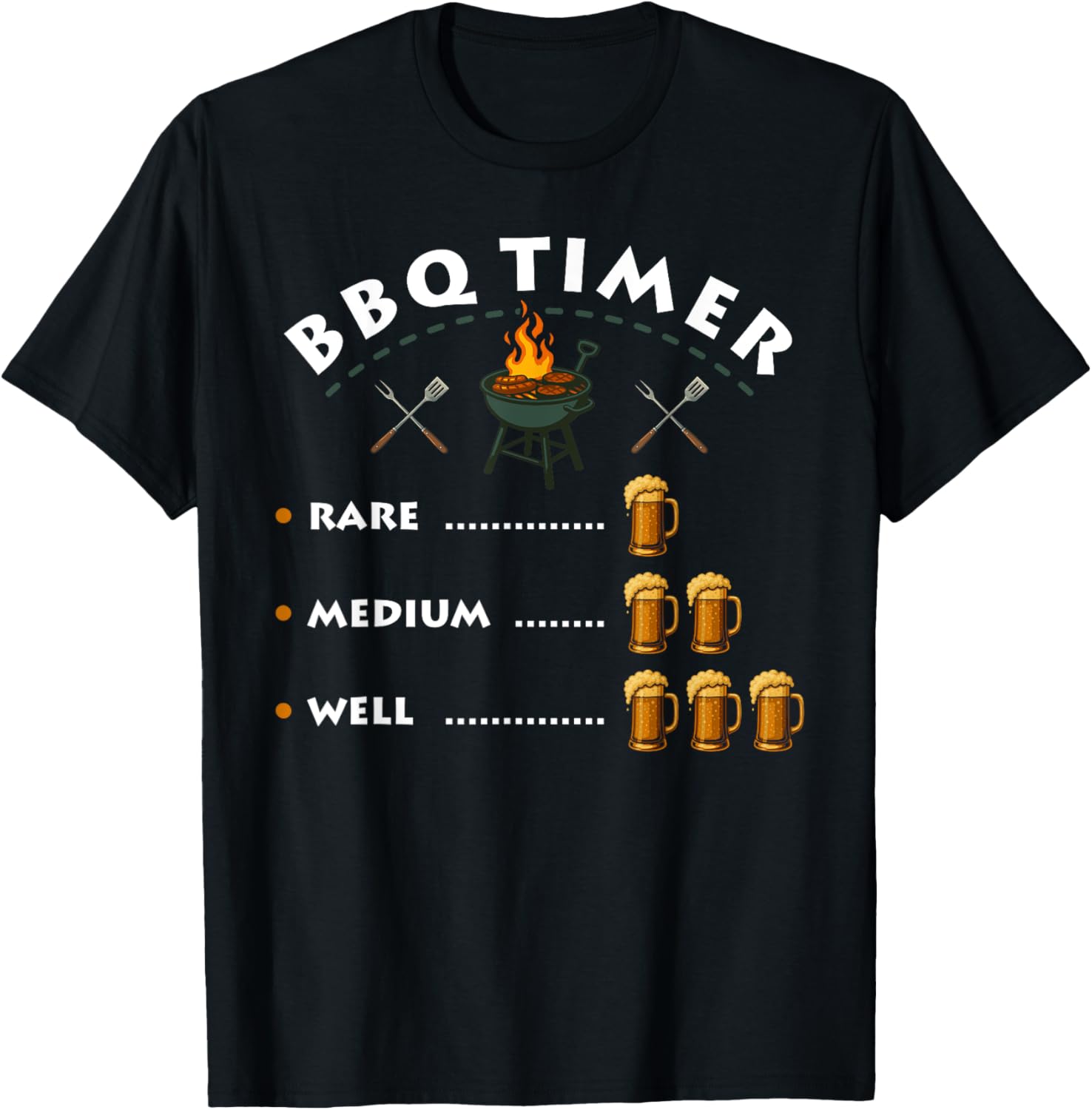 BBQ Timer Beer Lover Barbecue Grilling BBQ Barbecue Lover Apparel | High Search Volume | Perfect Gift Idea
