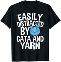 Easily Distracted By Cats And Yarn Knitting Yarn Crochet Yarn Supply | Top Rated | Best Seller Choice