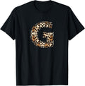 Awesome Letter G Initial Name Leopard Cheetah Print Apparel High Search Demand Fan Favorite