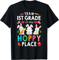 Teacher Student Team 1st Grade Is My Hoppy Place Cute Easter Apparel | Premium Quality | Perfect Gift Choice