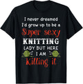 Super sexy knitting yarn lady crocheting Yarn Supply | Trending 2025 | Customer Favorite
