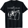 Horse My Favorite Place Riding Women Girls Men Apparel | High Search Volume | Aesthetic Casual Look