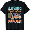 Woman Survives On Books Yarn Knitting Yarn Supply | Viral US Pick | Perfect for Crafters